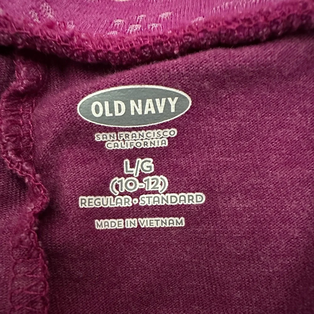 Old Navy Girls Textured Print Skirt in Prince Purple Size Large 10-12 Regular